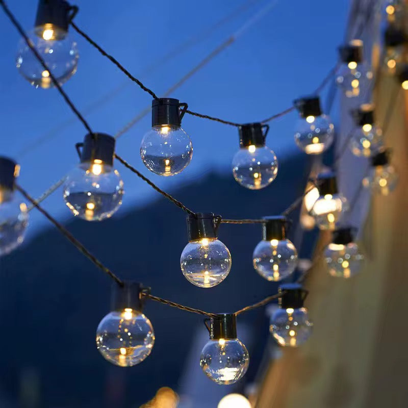Guirlande Solaire 20 Boule Transparente LED