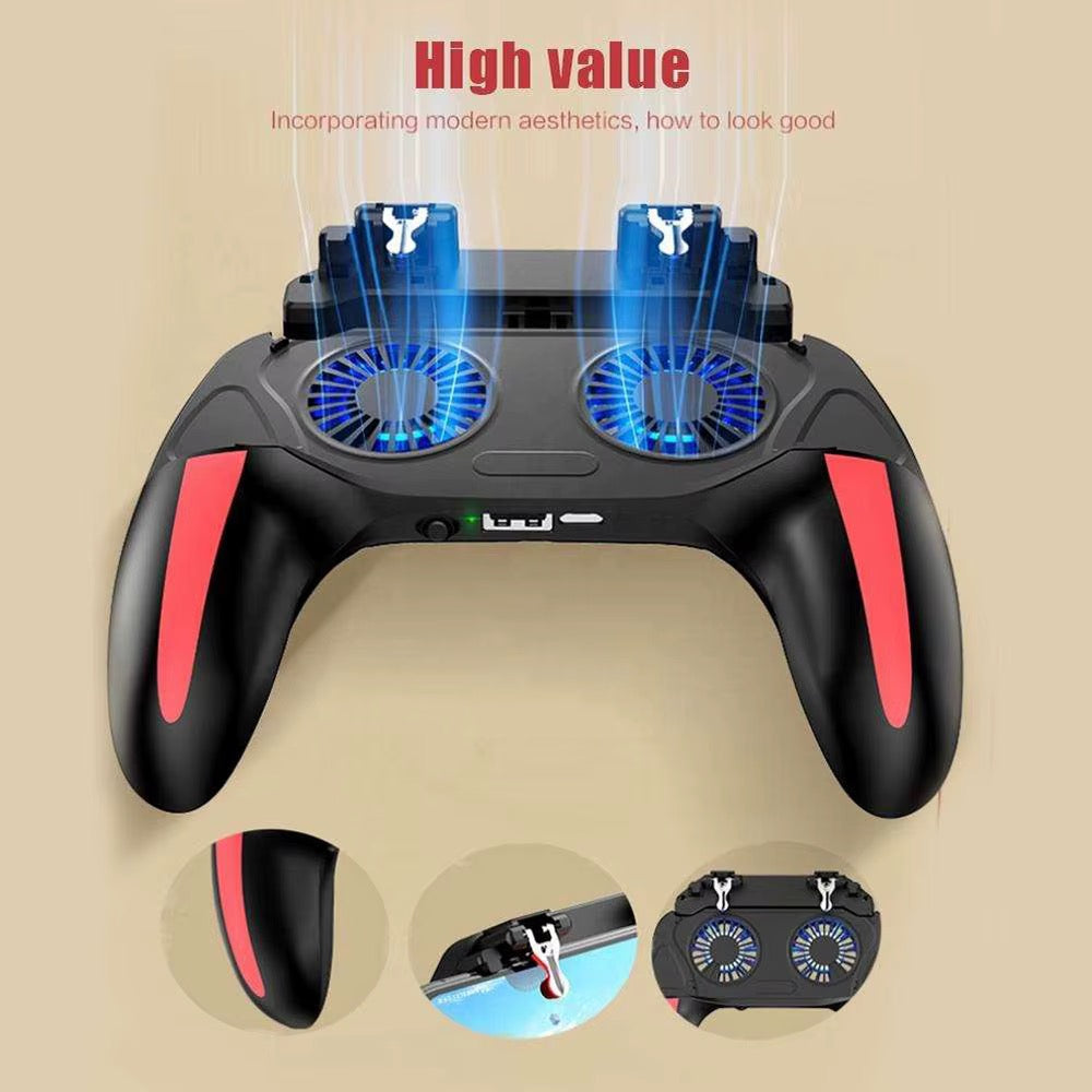 Manette de Jeu Mobile H10 avec Ventilateur de Refroidissement