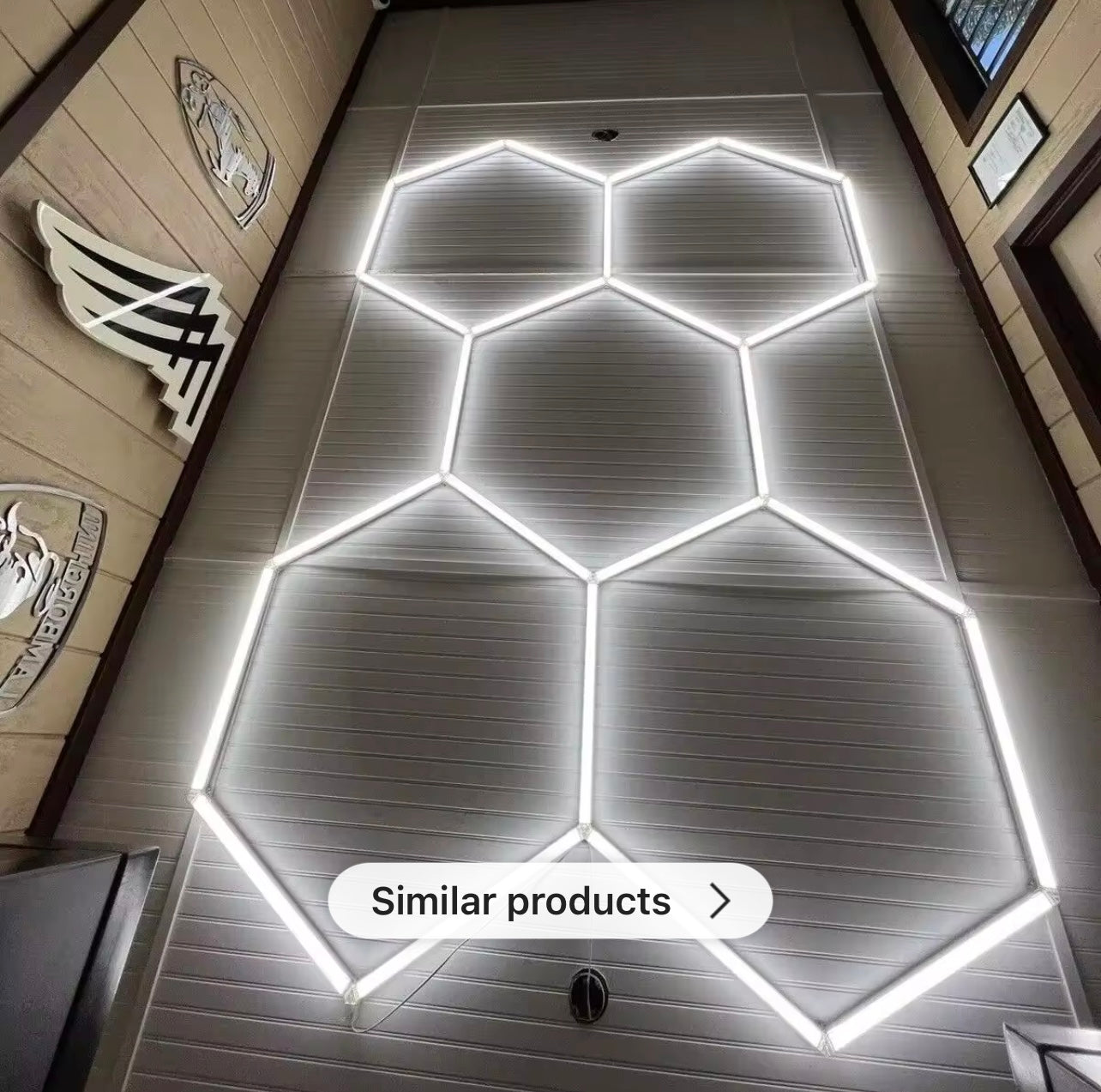 Éclairage HEXA LED – Kit de 5 Modules Lumineux Hexagonaux | Design Géométrique Moderne