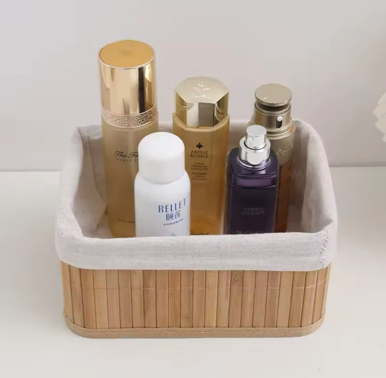 3 corbeille en bambou tressé faits main – Rangement pour jouets, vêtements et objets divers.