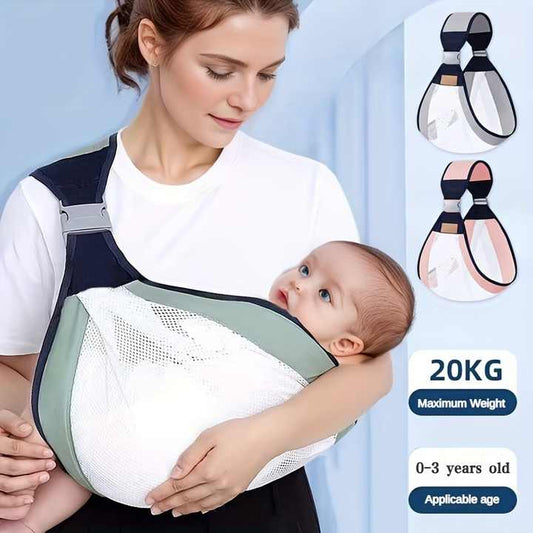 Porte-bébé en maille 3D pour bébé, bandoulière réglable pour tout-petit, facile à porter