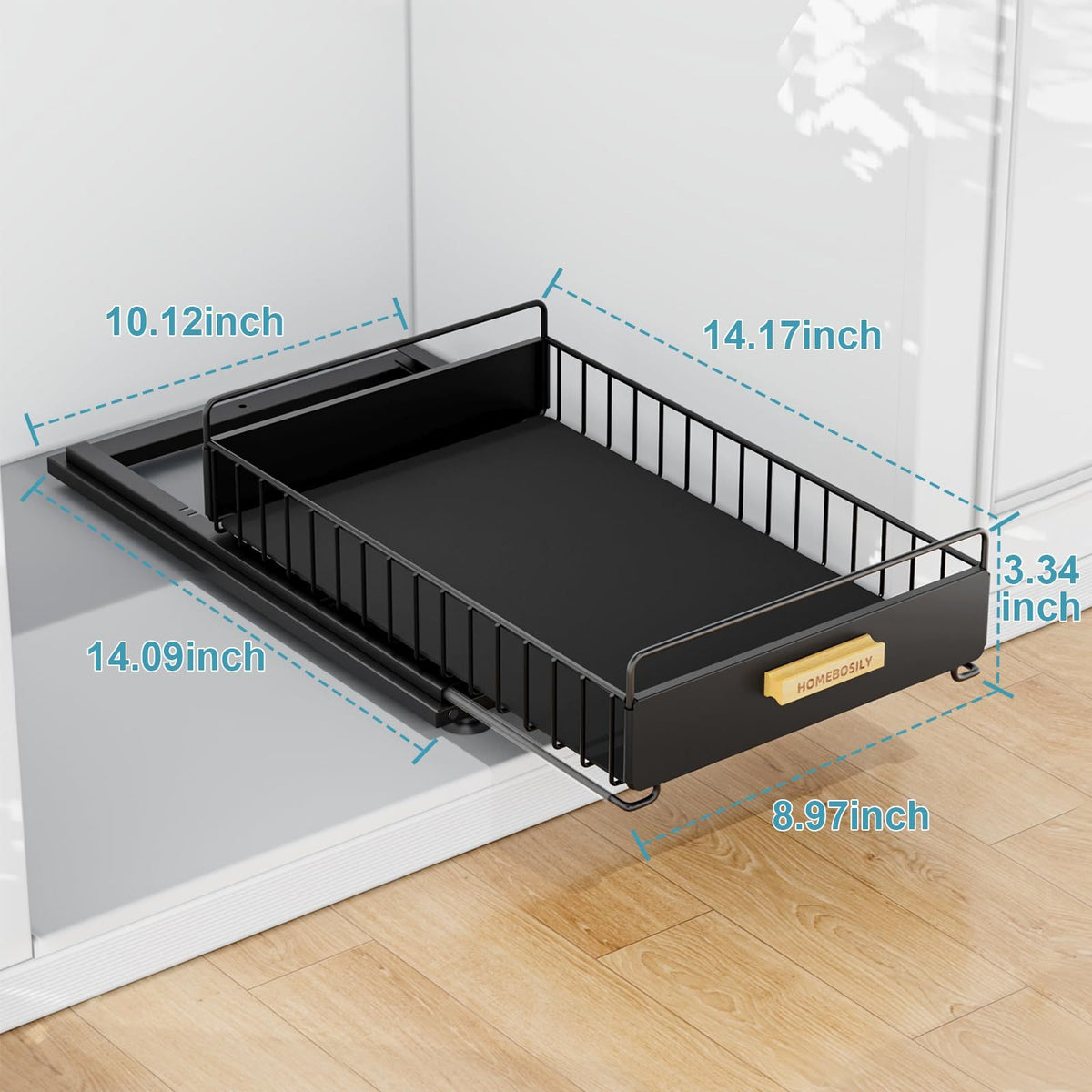 UnderSpace Organisateurs Coulissants Sous Évier – Rangement Cuisine & Salle de Bain