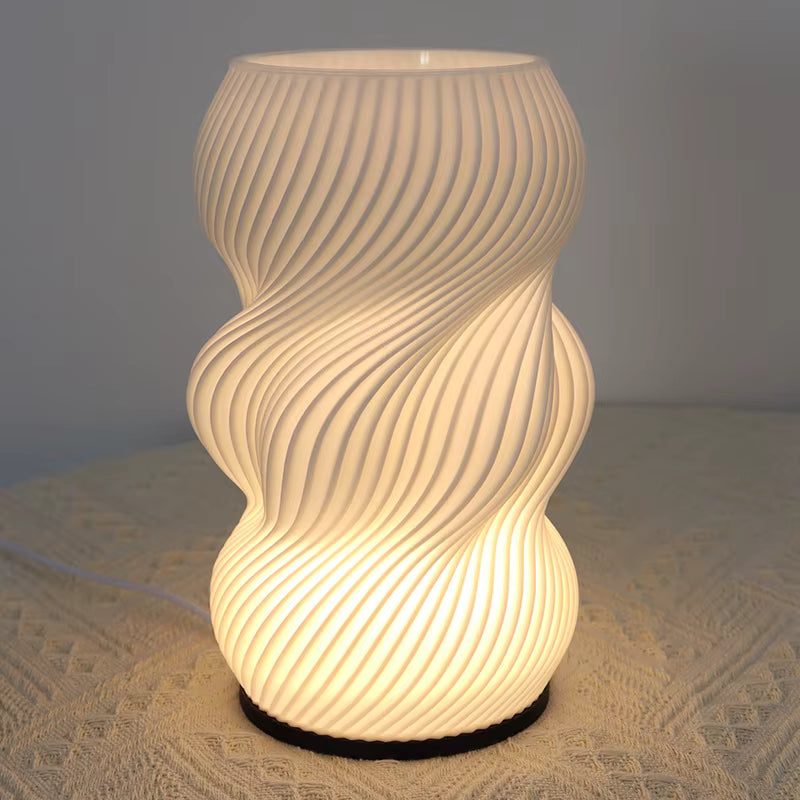 🌹 Lampe de Table La Rossa – LED 3D Rechargeable RGB Tactile avec Vase Intégr