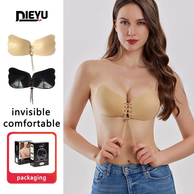 Soutien-Gorge Adhésif Invisible Push-Up Sans Bretelles