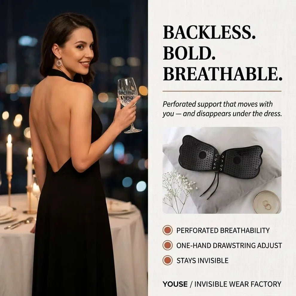 Soutien-Gorge Adhésif Invisible Push-Up Sans Bretelles
