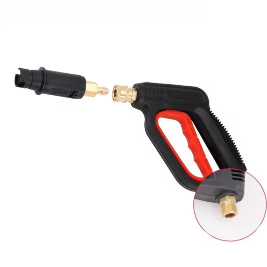 Pistolet de lavage de voiture G1, buse de pulvérisation, nettoyeur haute pression pour voiture, maison, jardin, nettoyage, lavage, filetage extérieur 22, intérieur 22, 14 mm