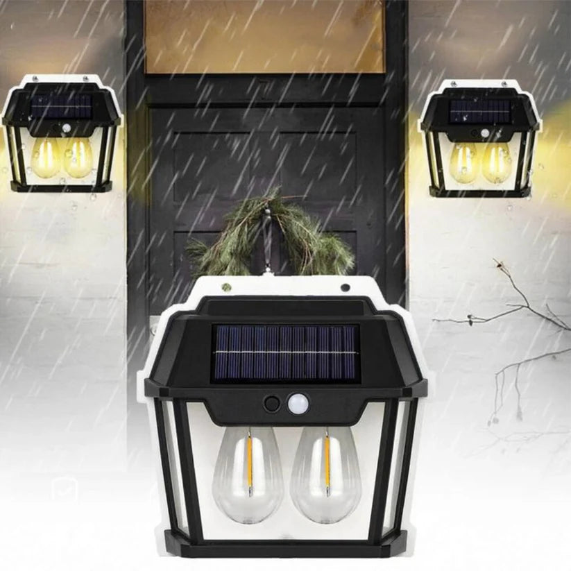 applique solaire double ampoule