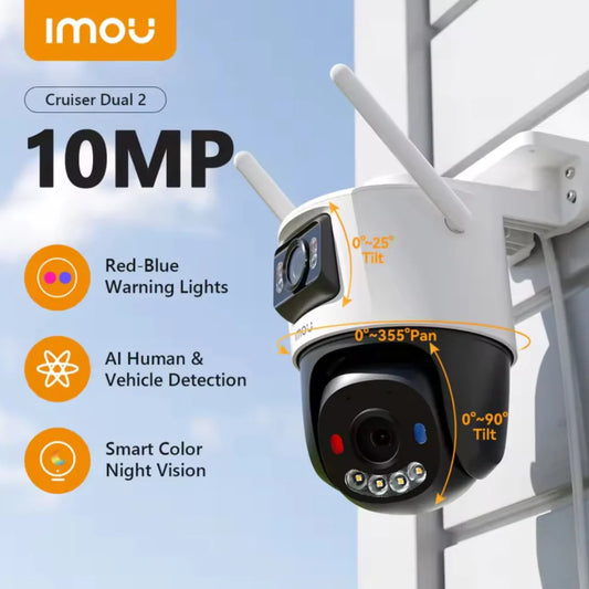 CAMERA IMOU DUAL 10MP RED-BLUE