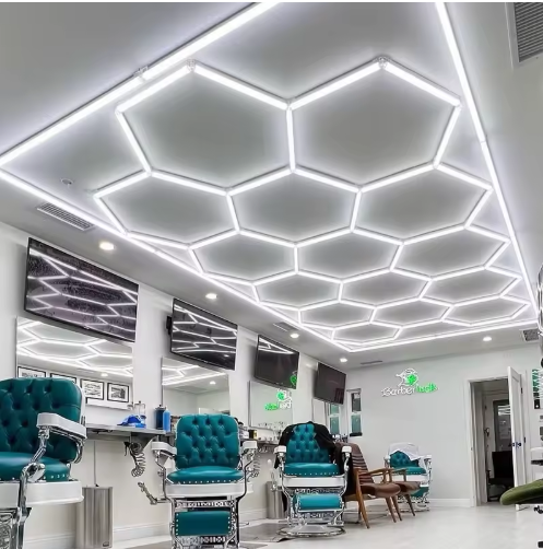 Éclairage HEXA LED – Kit de 5 Modules Lumineux Hexagonaux | Design Géométrique Moderne