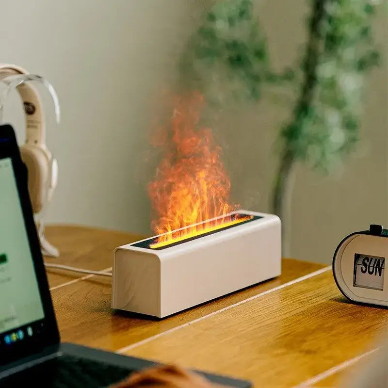 Diffuseur Simulation Flamme Colorée – USB 🔥💨