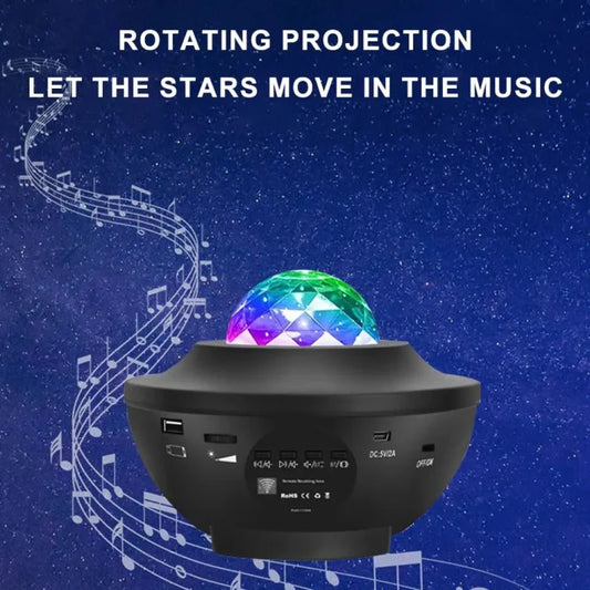 Projecteur Galaxie Plafond, Avec Minuterie Et Haut-Parleur Bluetooth À Distance