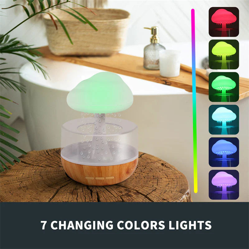Diffuseur D'huiles Essentielles et Veilleuse Colorée x