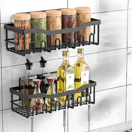 Pack de 2 Étagères Murales Inox